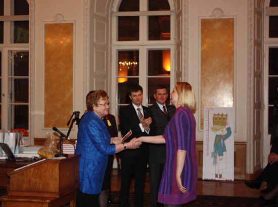 Korczaki teemalise lastejoonistuste võistluse võitjate autasustamise tseremoonia 